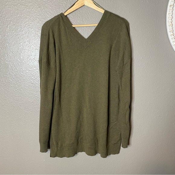 Firetrap Blackseal Olive Green Sweater - Picture 2 of 6